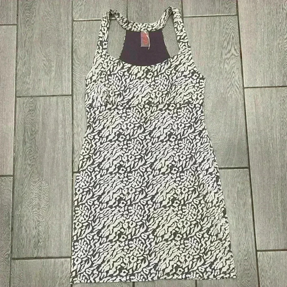 Free People Texture Bodycon Halter Dress Size Medium - Picture 2 of 4